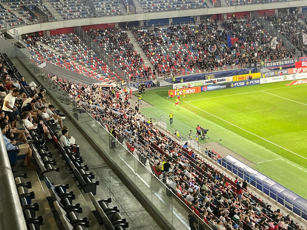 FCSB - Farul, asistență scăzută pe Stadionul Steaua