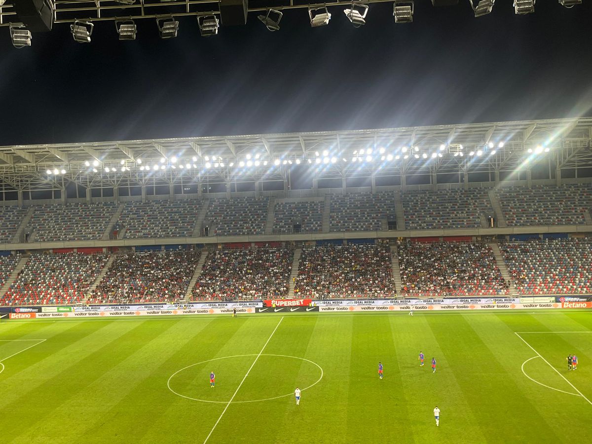 FCSB - Farul, asistență scăzută pe Stadionul Steaua