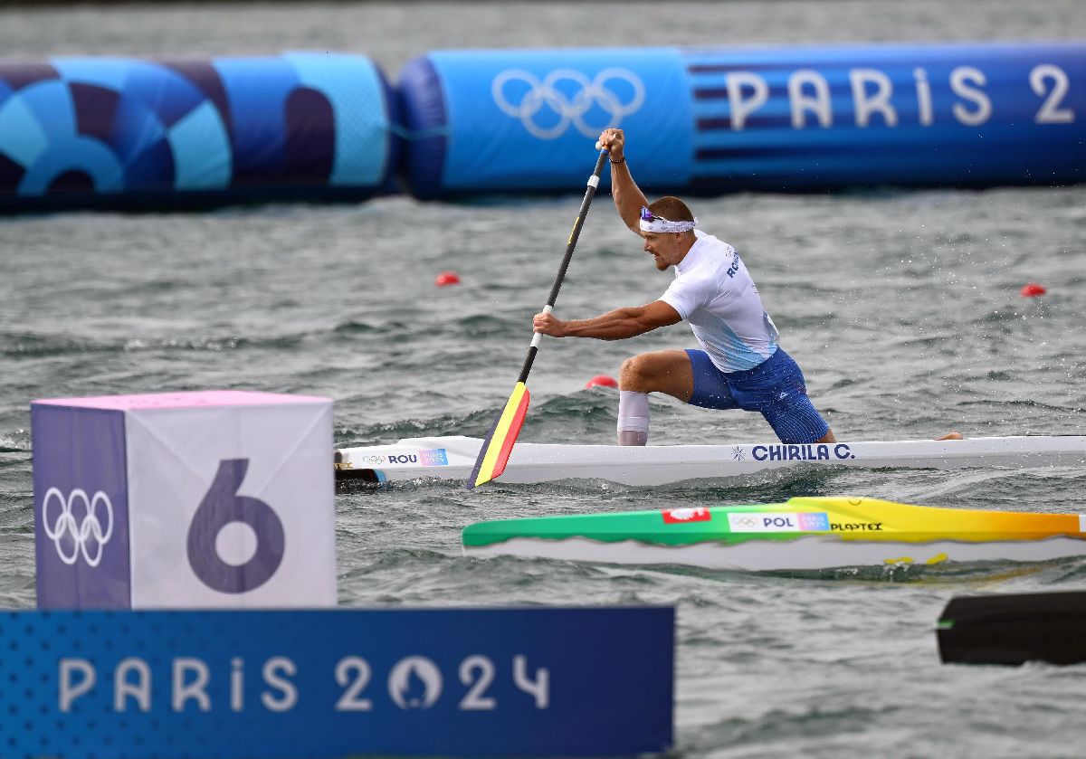 Cătălin Chirilă, locul 5 în prima semifinală la canoe-1 1000 de metri » Cadru cu cadru, imaginile unei curse frustrante