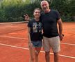 Simona Halep și Daniel Dobre, foto: Instagram @simonahalep