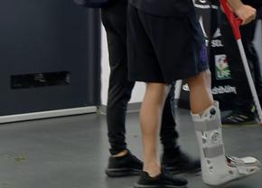 Titularul de la FCSB, în cârje » Problemă majoră după meciul cu Farul