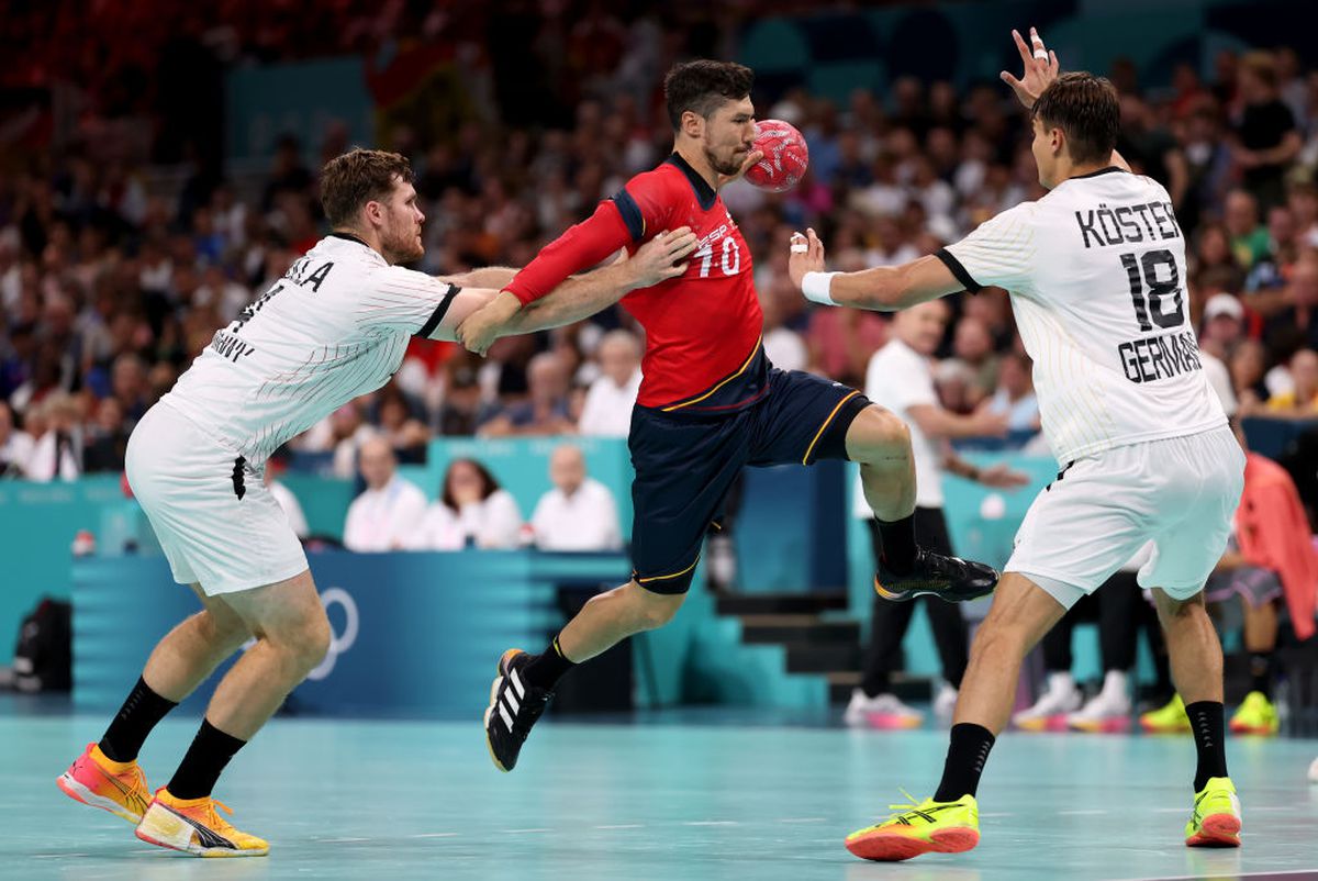 Germania - Spania, prima semifinală a competiției de handbal masculin de la Jocurile Olimpice, decisă de prestația COLOSALĂ a unui portar! Procentaj de 49% al mingilor apărate