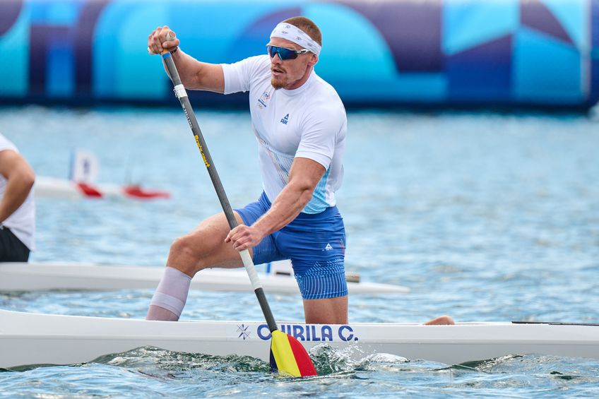 Cătălin Chirilă, locul 1 în finala B la canoe-1 1000 de metri. Foto: Raed Krishan