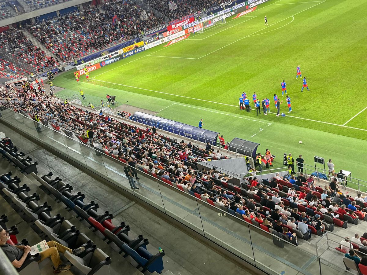 FCSB - Farul, asistență scăzută pe Stadionul Steaua