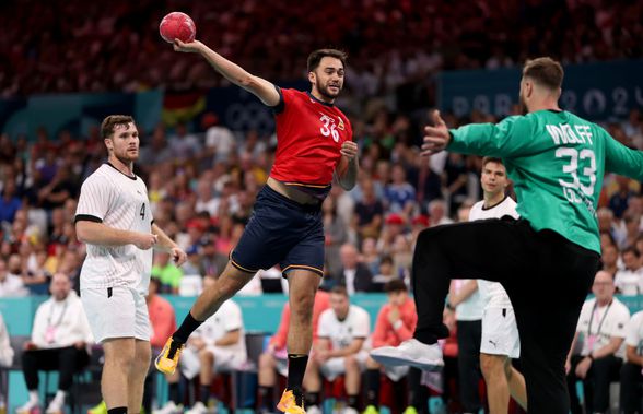 Germania - Spania, prima semifinală a competiției de handbal masculin de la Jocurile Olimpice, decisă de prestația COLOSALĂ a unui portar! Procentaj de 49% al mingilor apărate