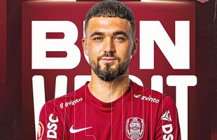 CFR Cluj l-a prezentat pe jucătorul dat afară de Gigi Becali: „Faceți cunoștință cu noul nostru mijlocaș”