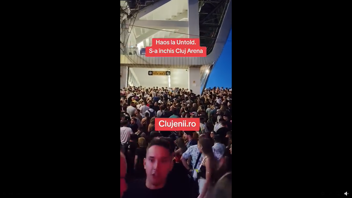 Nebunie, aseară, pe Cluj Arena » Au închis stadionul la Untold: fanii au răbufnit la porți