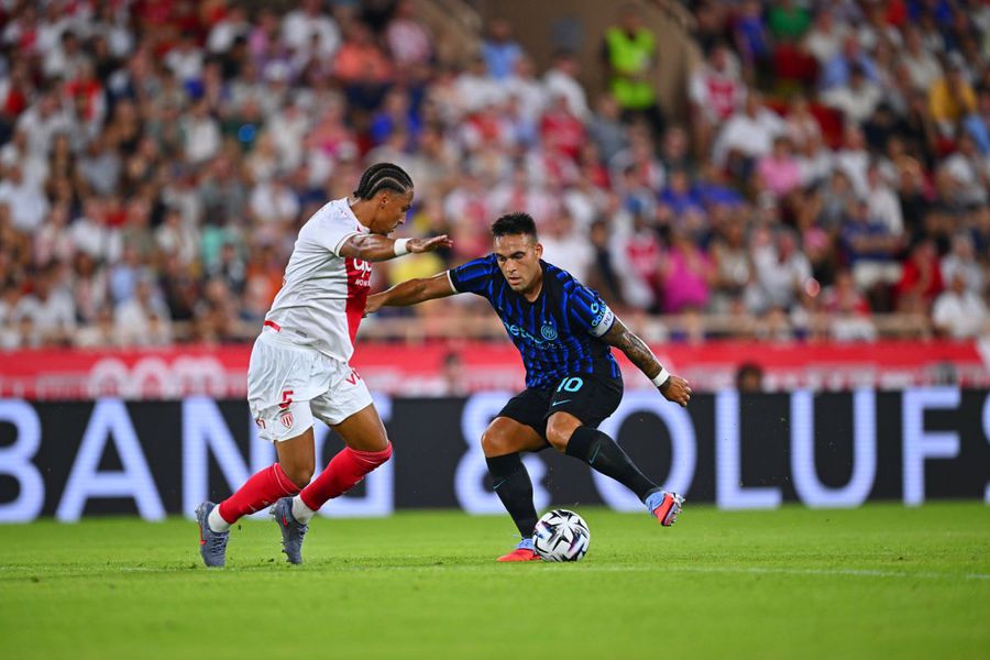 Lautaro Martinez a restabilit echilibrul pe tabelă în amicalul AS Monaco - Inter 1-2 / Foto: X Inter Succes în inferioritate pentru Cristi Chivu la Inter » „Eu nu vreau cupa de august”
