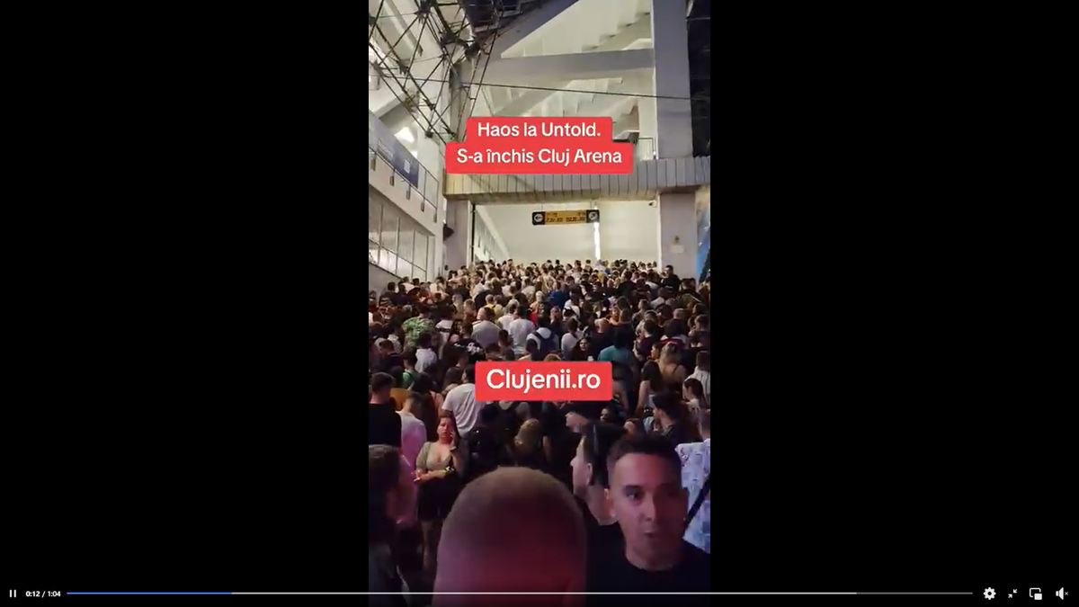 Nebunie, aseară, pe Cluj Arena » Au închis stadionul la Untold: fanii au răbufnit la porți