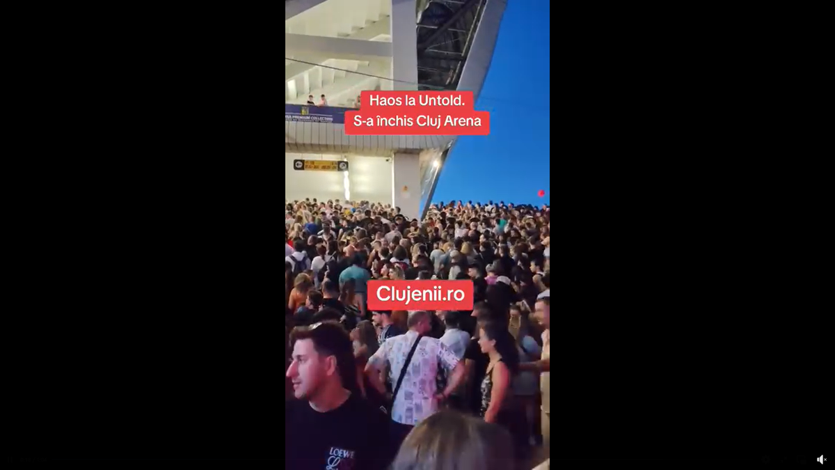 Nebunie, aseară, pe Cluj Arena » Au închis stadionul la Untold: fanii au răbufnit la porți