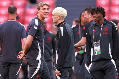 Cel mai probabil, Rasmus Hojlund nu va continua pe Old Trafford // foto: Guliver/gettyimages