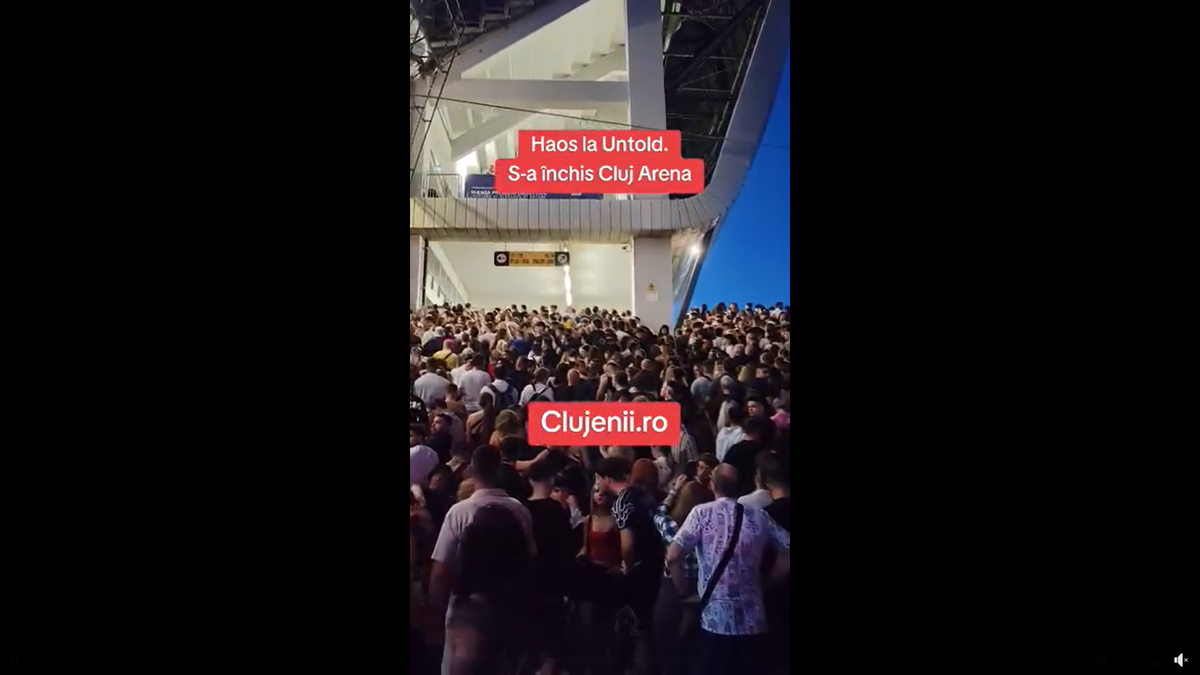 Nebunie, aseară, pe Cluj Arena » Au închis stadionul la Untold: fanii au răbufnit la porți