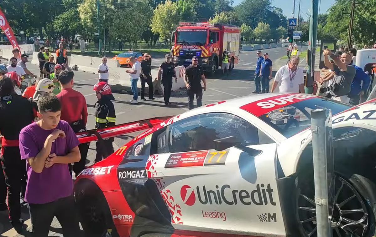 Marco Leu, fiul regretatului Mihai Leu, a făcut accident în deschiderea Raliului Timișoarei