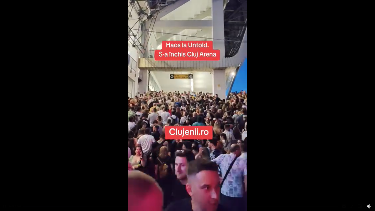 Nebunie, aseară, pe Cluj Arena » Au închis stadionul la Untold: fanii au răbufnit la porți