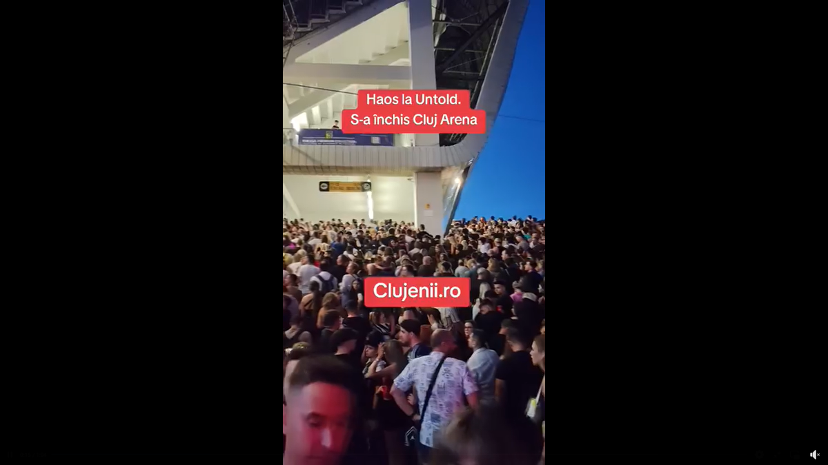 Nebunie, aseară, pe Cluj Arena » Au închis stadionul la Untold: fanii au răbufnit la porți