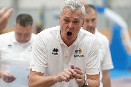 Ainars Bagatskis, fostul antrenor al lui CSO Voluntari, conduce Ucraina în precalificările Campionatului Mondial din 2027/Foto: fiba.basketball