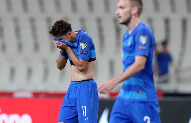 Rușinea din preliminariile EURO! Grecia, doar egal cu Liechtenstein: „Prăpastie fără fund”