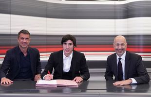 „Noul Pirlo” e la AC Milan! „Diavolii” l-au prezentat oficial pe Sandro Tonali