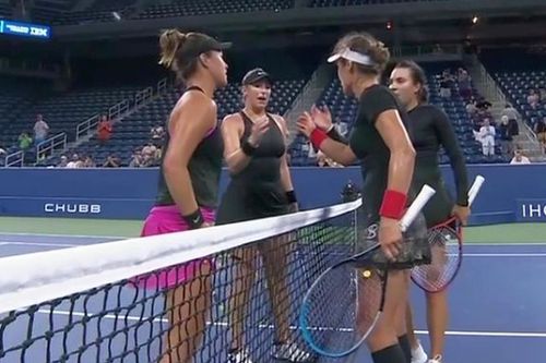 Monica Niculescu și Gabriela Ruse s-au oprit în sferturile de finală ale probei de dublu de la US Open / Captură WTA România