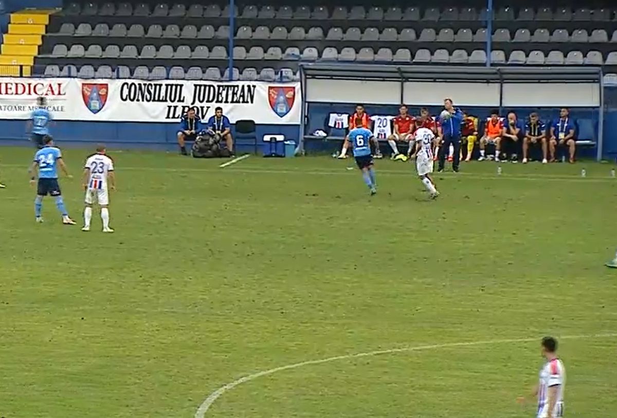 UPSSS! Dorinel Munteanu, pus la pământ în Progresul Spartac - Oțelul » Moment amuzant în deschiderea etapei de Liga 2