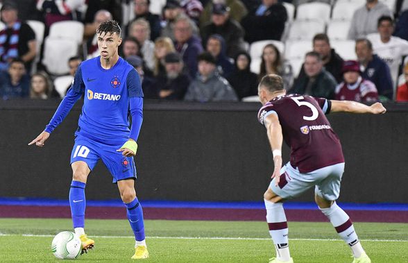 L-a „citit” pe Octavian Popescu, șters în West Ham - FCSB: „Este prea firav psihic. S-a stins încă din play-off-ul trecut”