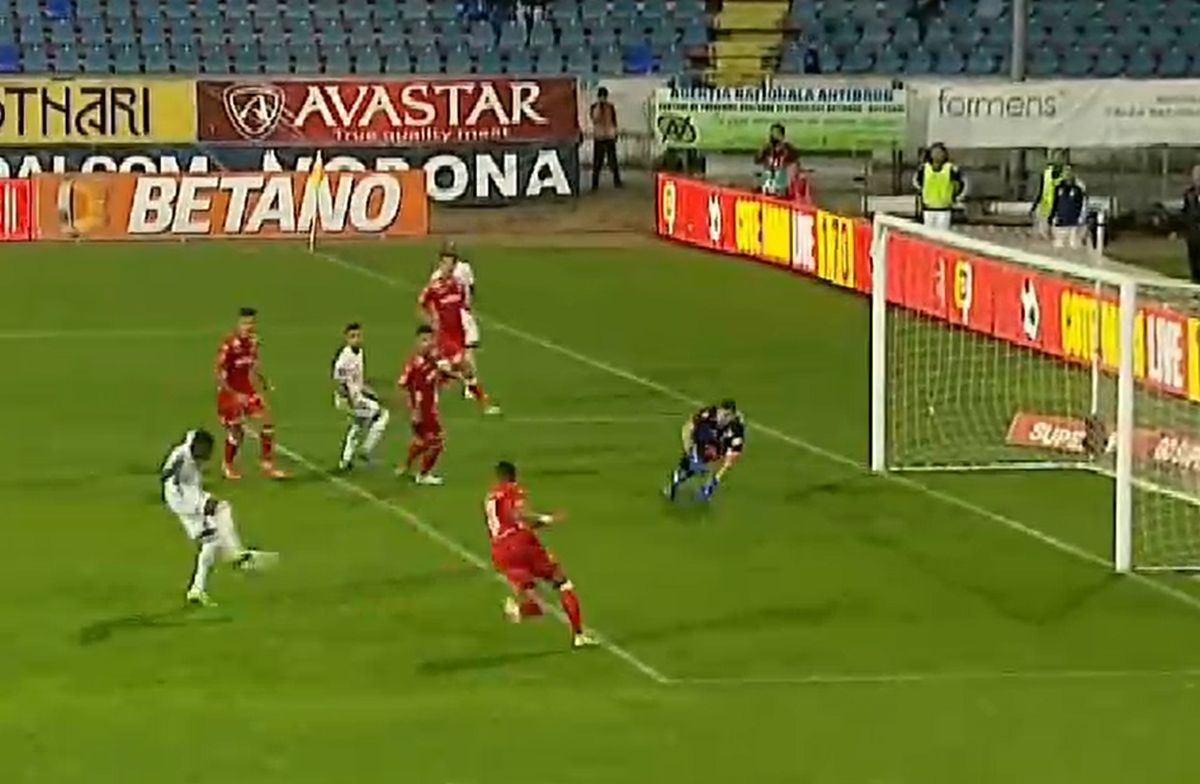 Fază ireală în Botoșani - UTA: cum a marcat Sno