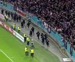 Incidente între ultrași înainte de Dinamo - Steaua. Foto: Captură DigiSport