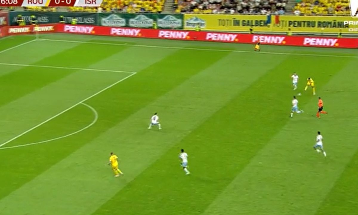 România, ce acțiune! Filmul fazei excelente care a dus la golul lui Alibec