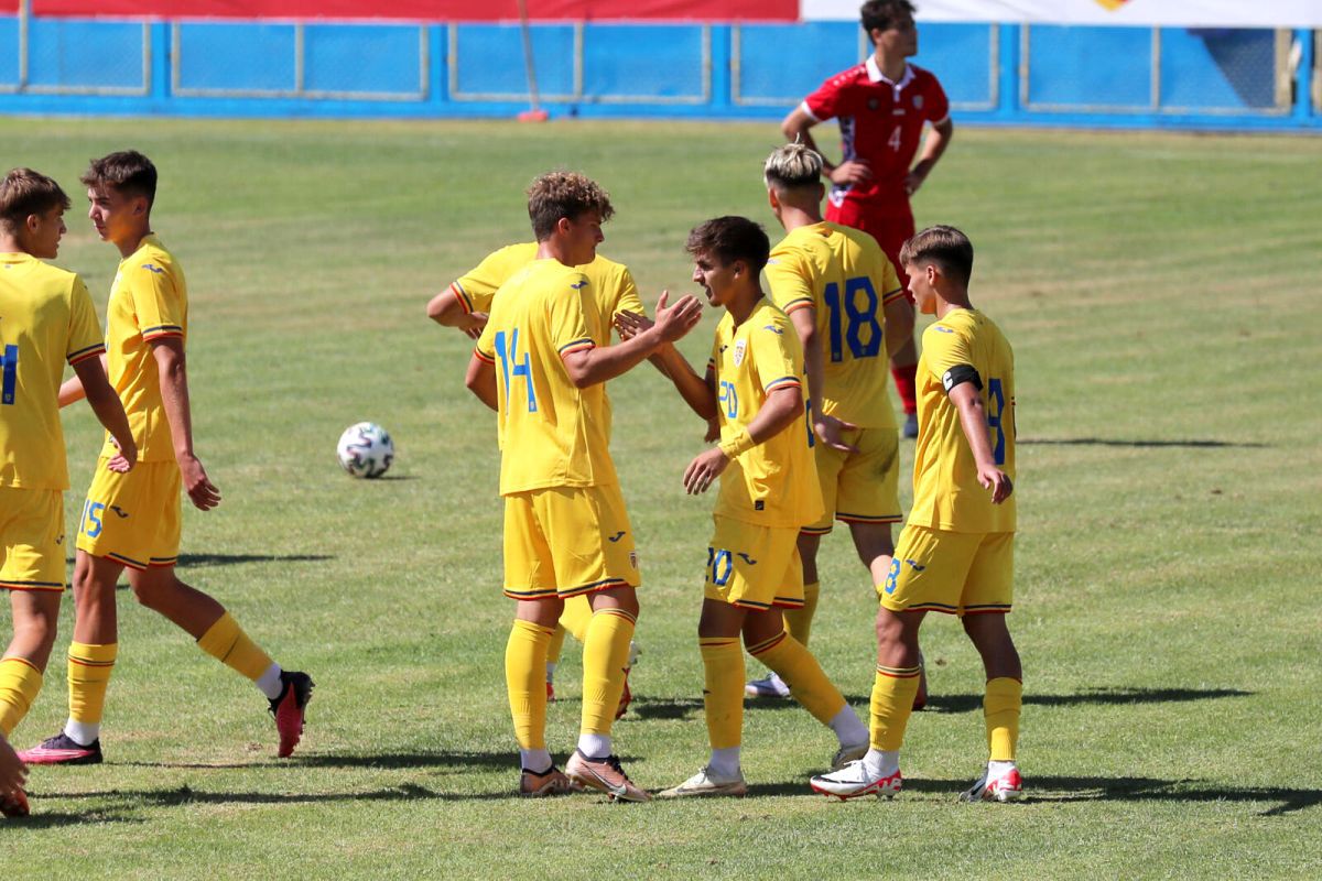 Moldova ne-a umilit cu Perciun și Sula! Înfrângere drastică pentru naționala U18 a României: am luat 3 goluri în 8 minute!