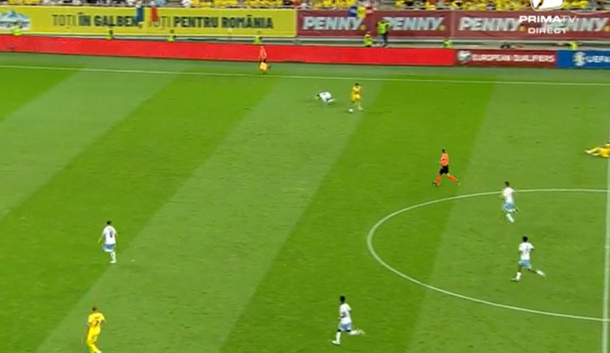 România - Israel. Gol Denis Alibec