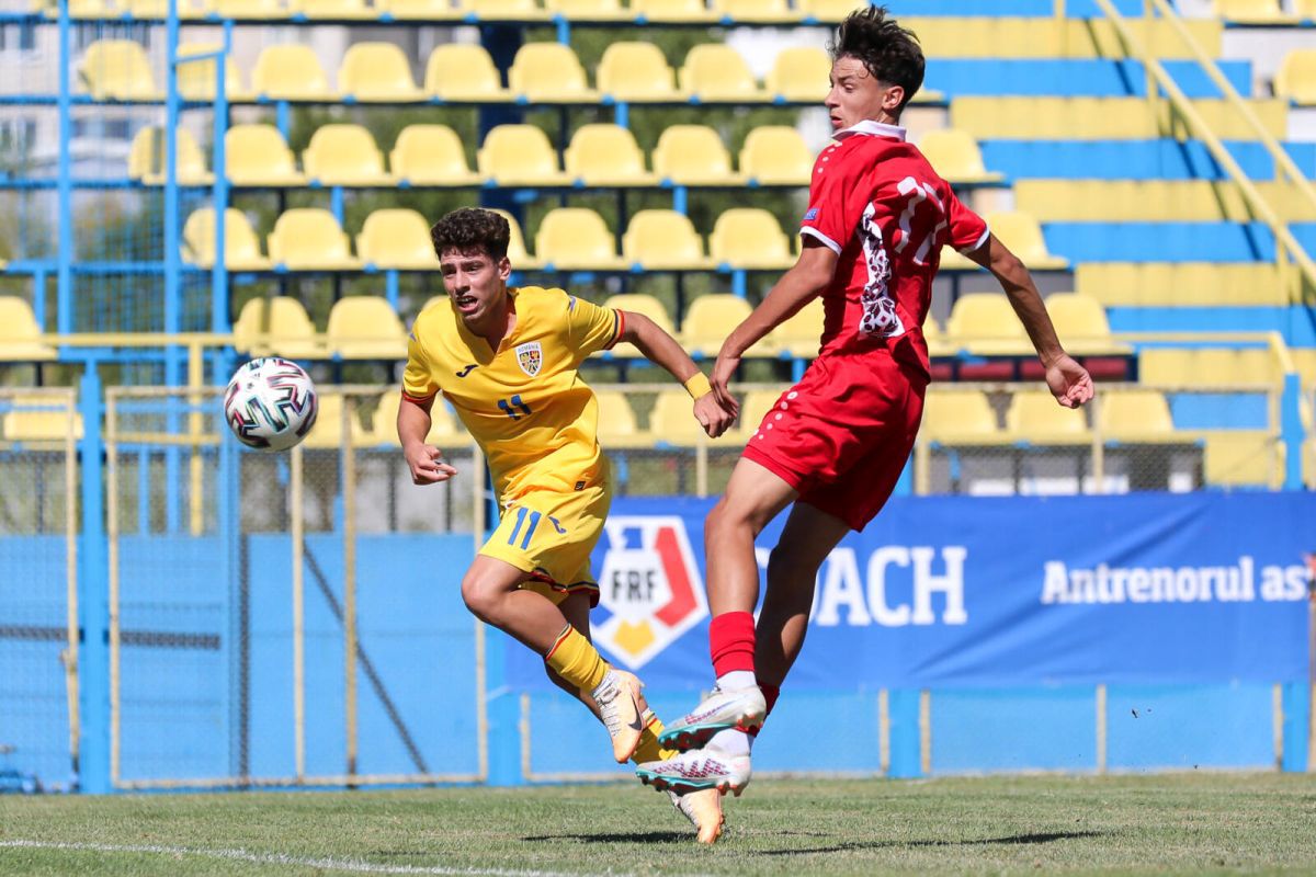 Moldova ne-a umilit cu Perciun și Sula! Înfrângere drastică pentru naționala U18 a României: am luat 3 goluri în 8 minute!