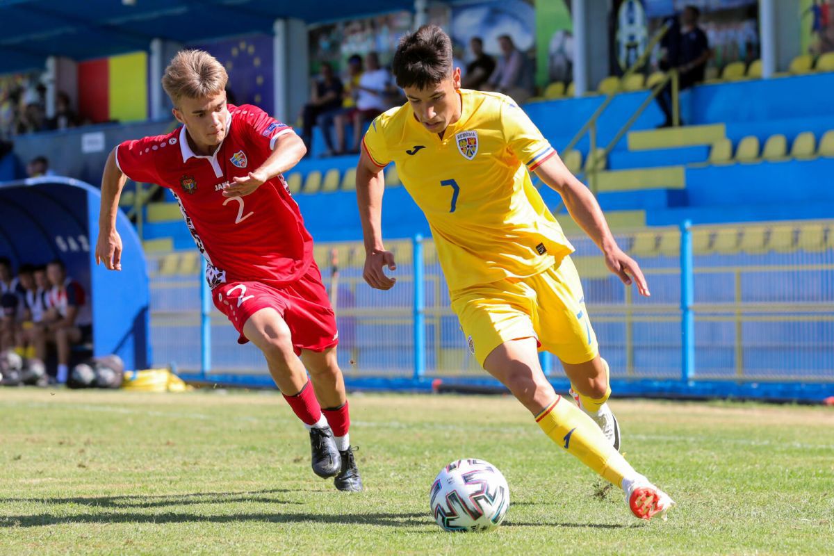 Moldova ne-a umilit cu Perciun și Sula! Înfrângere drastică pentru naționala U18 a României: am luat 3 goluri în 8 minute!