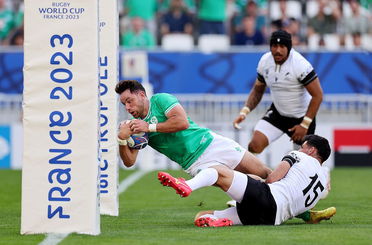 Imagini impresionante » „Stejarii”, coplesiți de emoții în timpul intonării imnului la Cupa Mondială de rugby