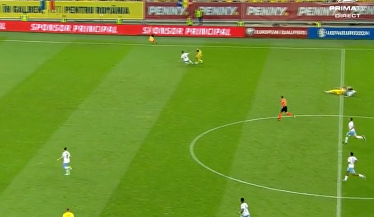 România - Israel. Gol Denis Alibec