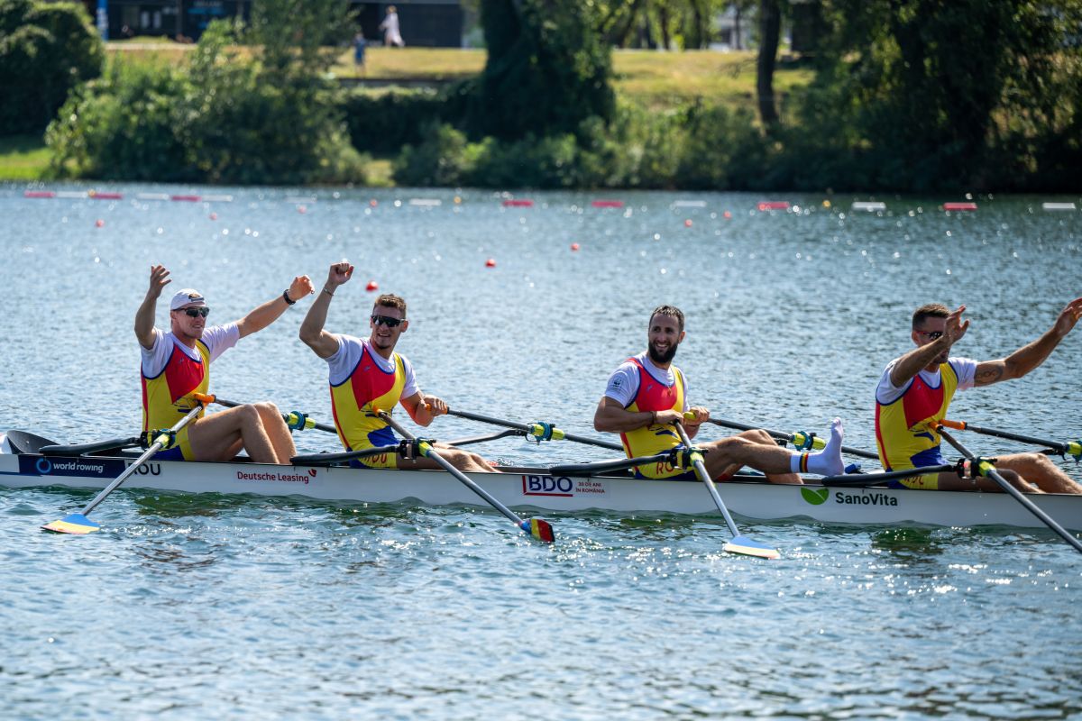 România a fost în 7 finale la Campionatele Mondiale de Canotaj » Trei medalii câștigate + Două echipaje au obținut calificarea la Jocurile Olimpice