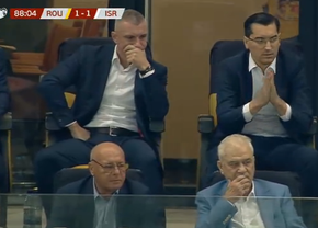 Cum a fost surprins Răzvan Burleanu pe Arena Națională » Un minut mai târziu, tot stadionul a început să huiduie