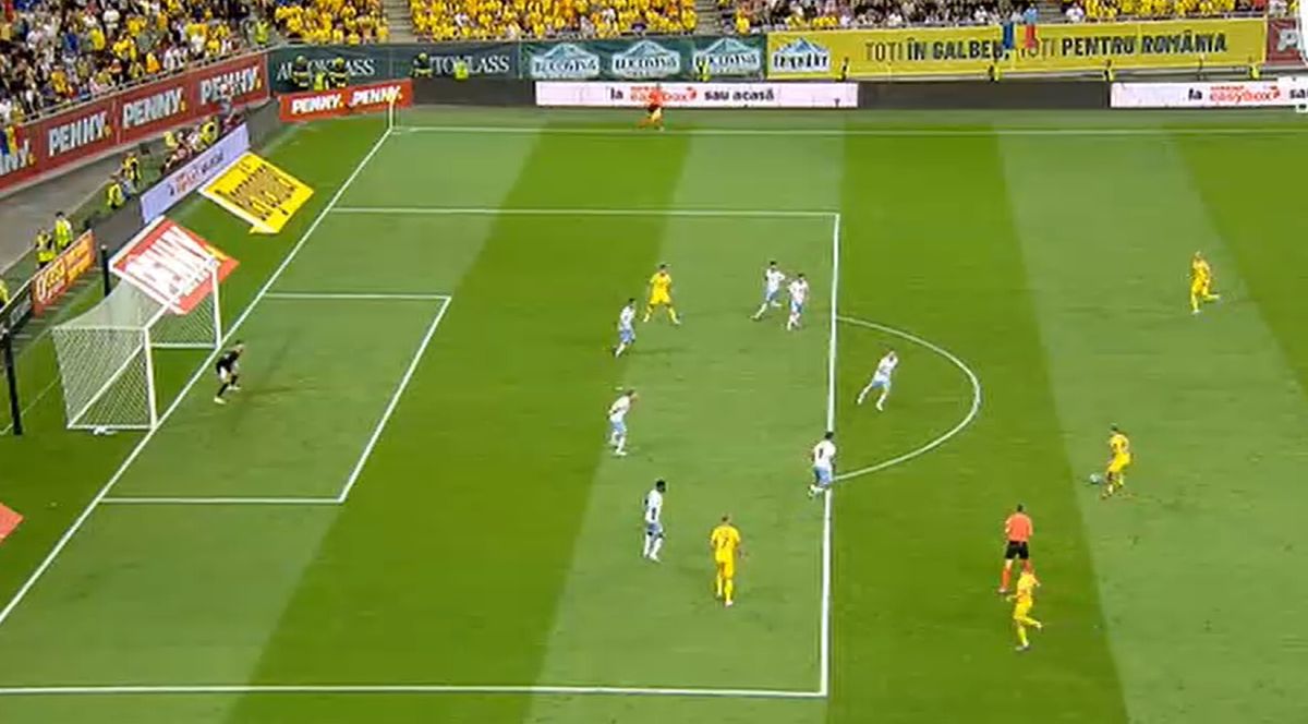România - Israel. Gol Denis Alibec