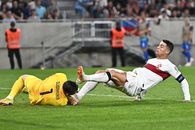 Cristiano Ronaldo, iertat de eliminare în victoria cu Slovacia » Căpitanul Portugaliei l-a lovit cu piciorul în cap pe portarul Dubravka