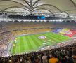 Scenografia afișată pe Arena Națională la România - Israel, în preliminariile EURO 2024