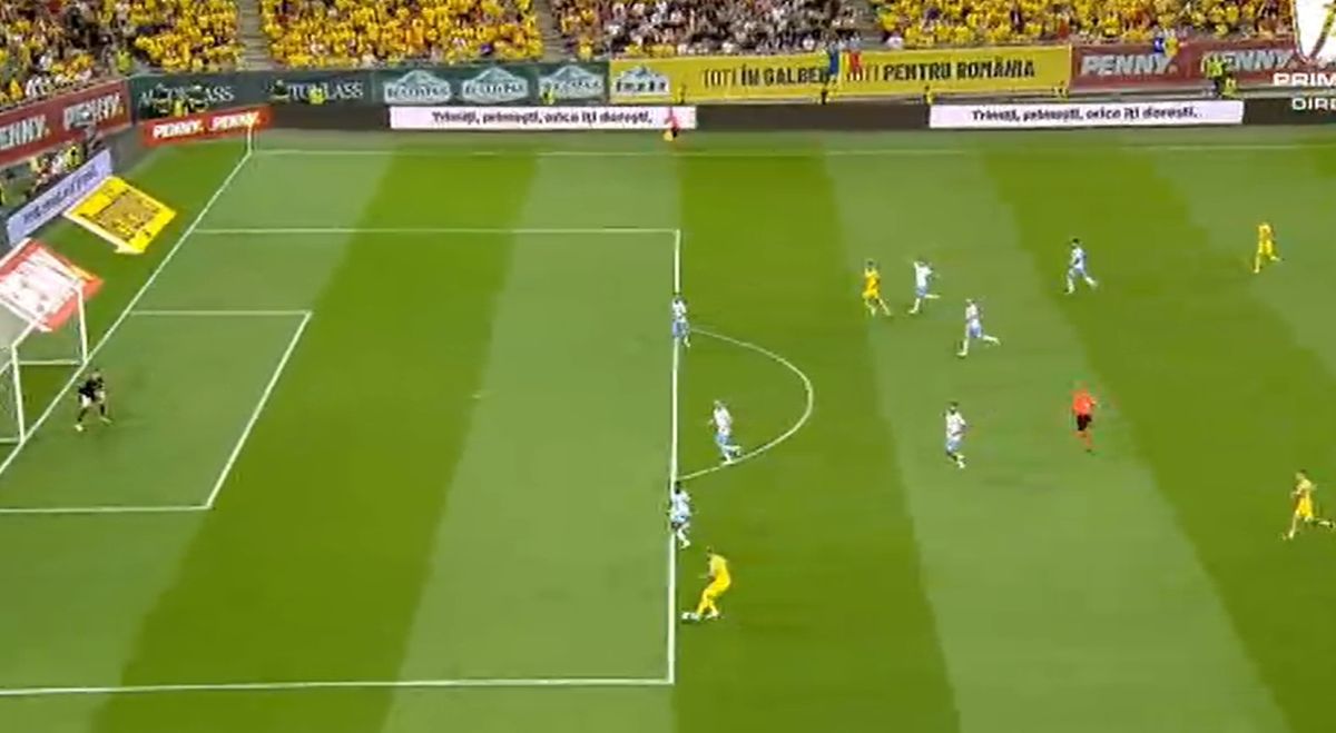 România - Israel. Gol Denis Alibec