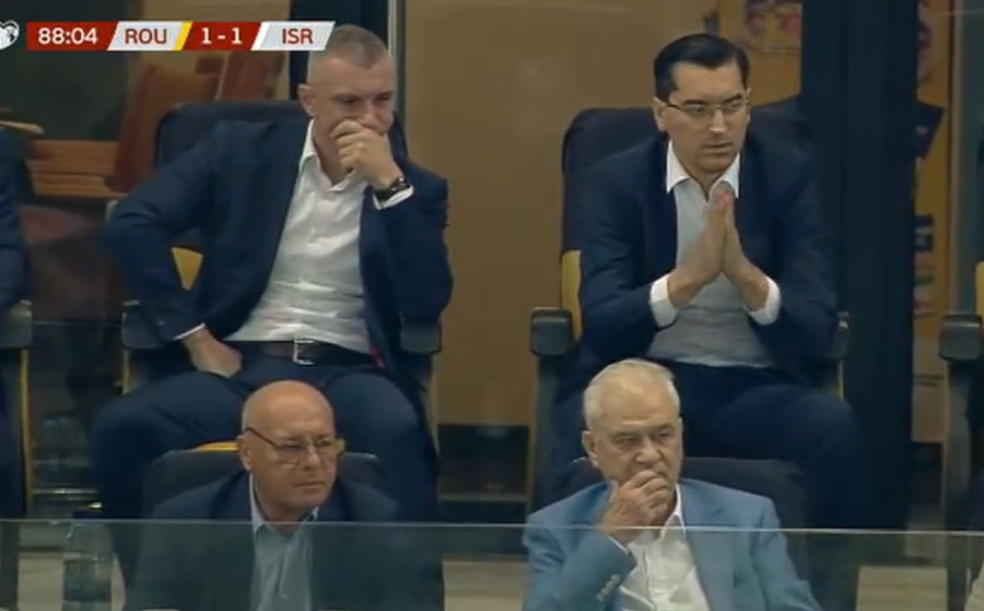 Cum a fost surprins Răzvan Burleanu pe Arena Națională » Un minut mai târziu, tot stadionul a început să huiduie