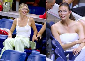 Divele în alb de la US Open! S-au făcut remarcate imediat în tribune, iar fotografii le-au pozat în cele mai neașteptate ipostaze