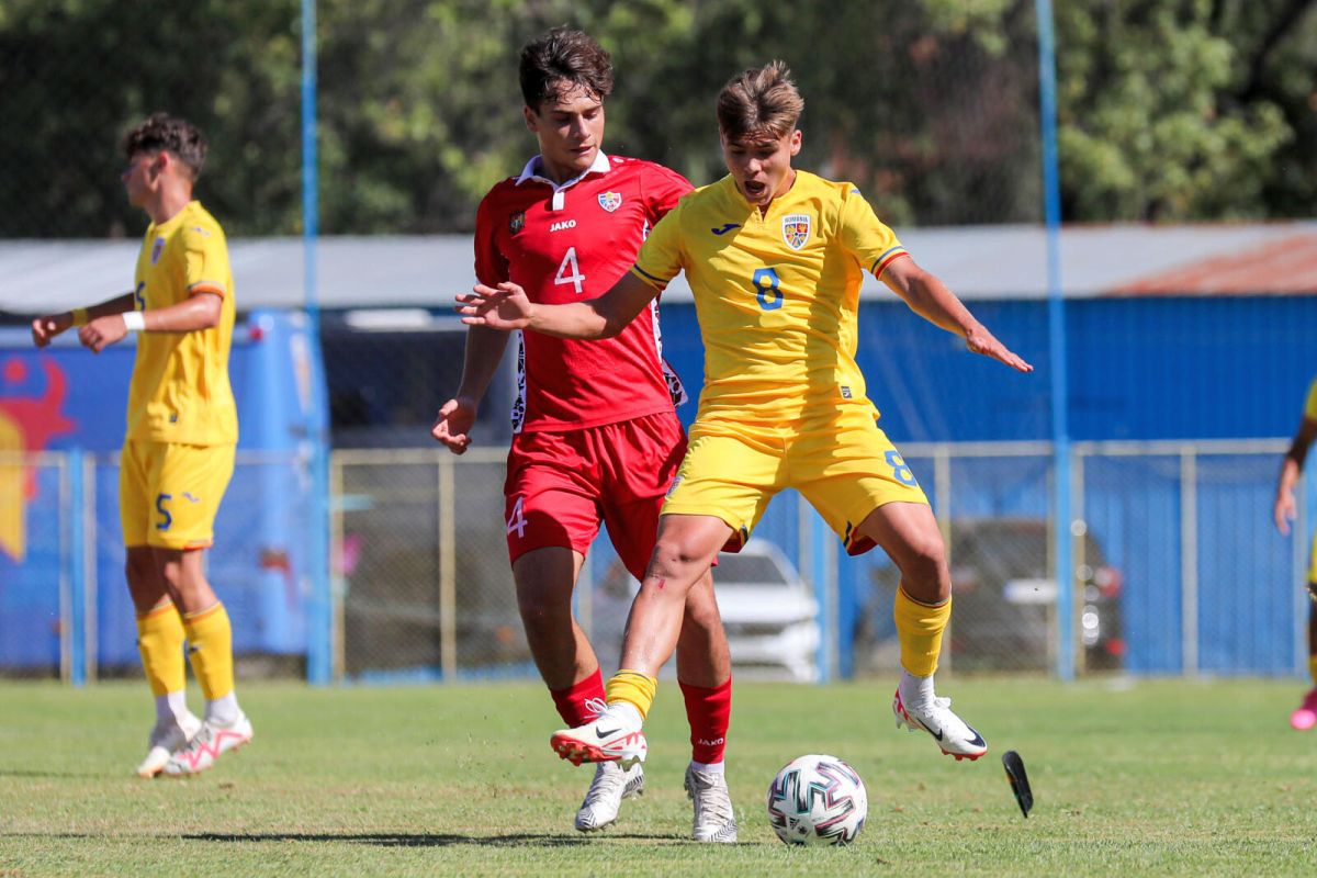 Moldova ne-a umilit cu Perciun și Sula! Înfrângere drastică pentru naționala U18 a României: am luat 3 goluri în 8 minute!