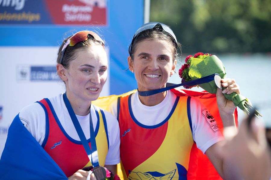 Ionela Cozmiuc și Mariana Dumitru, bronz mondial la dublu vâsle categorie ușoară: „O să mă uit la medalie și o să mă gândesc câtă muncă a fost pentru câștigarea ei!”