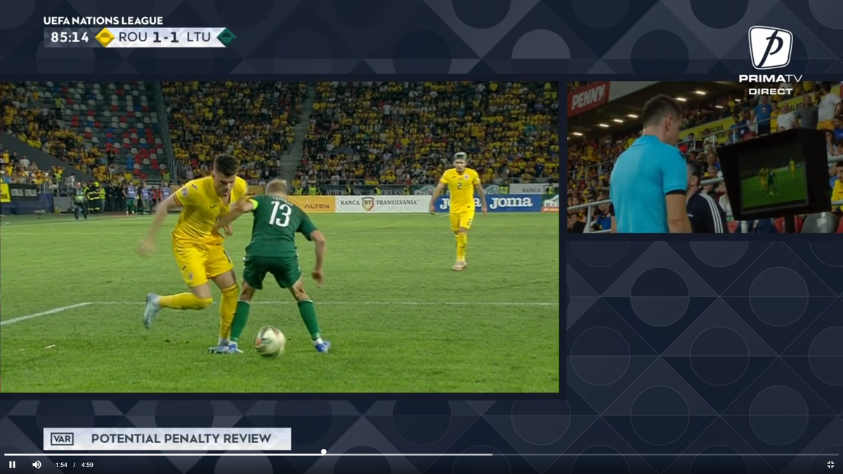 Fostul selecționer a stârnit hohote de râs în studio: „Nu se dă penalty-ul ăla la Ianis nici în Liga a 5-a! Dar să știți că îl certam, dacă nu cădea!”
