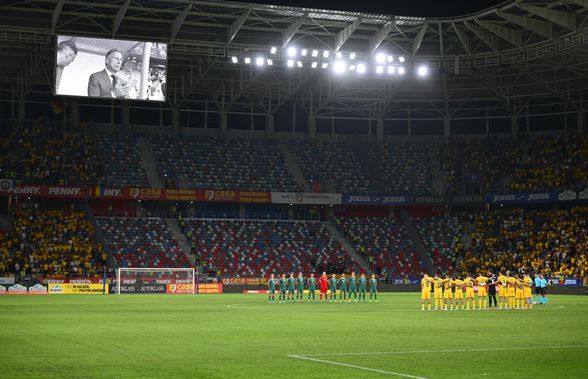 Moment emoționant înainte de România - Lituania » Christoph Daum a fost comemorat pe Stadionul Steaua