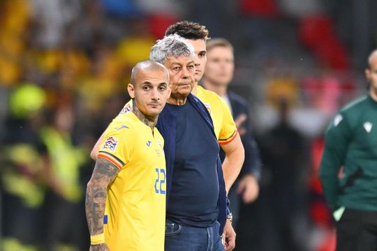 Mircea Lucescu, în România - Lituania/ foto Raed Krishan (GSP)