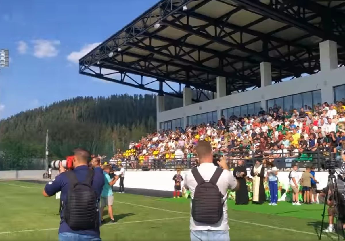 Inaugurare stadion Putna / FOTO: Capturi @Suceava News Online