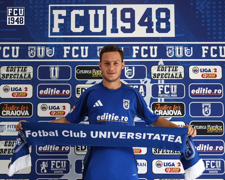 FCU Craiova a adus un fotbalist de la U Cluj