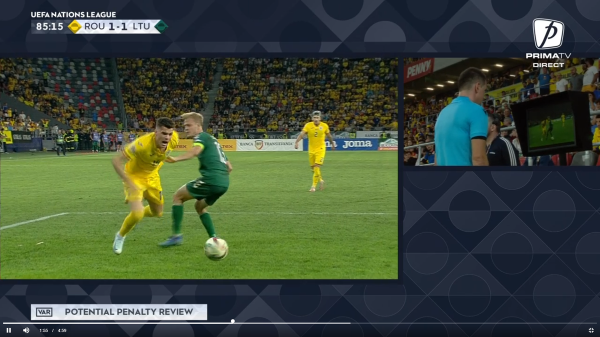 Fostul selecționer a stârnit hohote de râs în studio: „Nu se dă penalty-ul ăla la Ianis nici în Liga a 5-a! Dar să știți că îl certam, dacă nu cădea!”